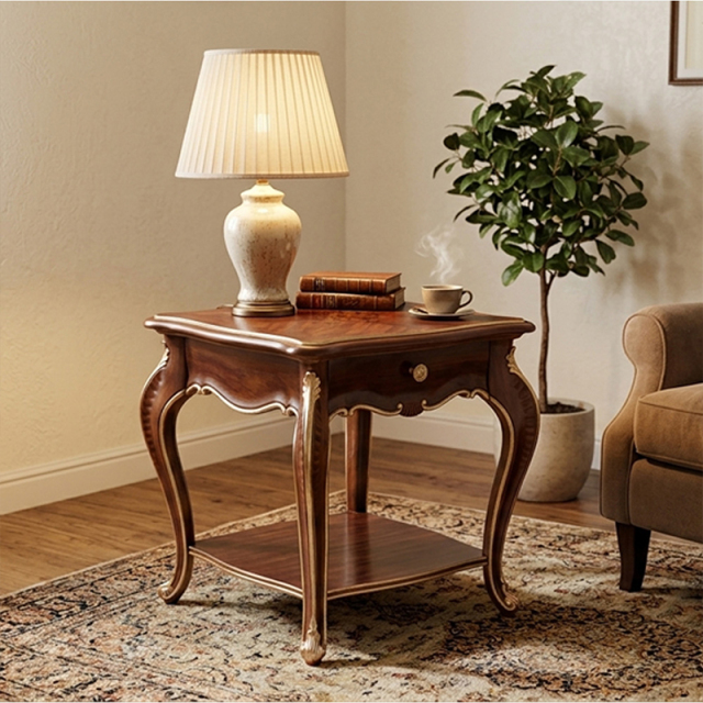 Savannah Manor Heritage Side Table | American Classical Luxury | EKAR Furniture,EKAR FURNITURE CO.,LTD,Savannah Manor Heritage Side Table | American Classical Luxury | EKAR Furniture,foshan furniture factory,custom Furniture factory,china furniture factory