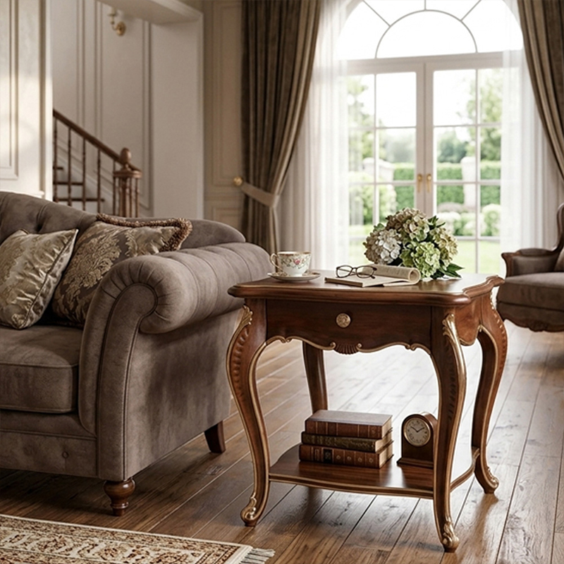 Savannah Manor Heritage Side Table | American Classical Luxury | EKAR Furniture,EKAR FURNITURE CO.,LTD,Savannah Manor Heritage Side Table | American Classical Luxury | EKAR Furniture,foshan furniture factory,custom Furniture factory,china furniture factory