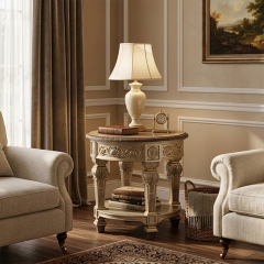 EKAR Furniture | Imperial Heritage Gilded Pedestal Table - Luxury American Classical Side Table,EKAR FURNITURE CO.,LTD,EKAR Furniture | Imperial Heritage Gilded Pedestal Table - Luxury American Classical Side Table,foshan furniture factory,custom Furniture factory,china furniture factory
