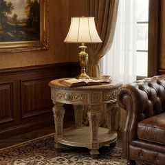 EKAR Furniture | Imperial Heritage Gilded Pedestal Table - Luxury American Classical Side Table,EKAR FURNITURE CO.,LTD,EKAR Furniture | Imperial Heritage Gilded Pedestal Table - Luxury American Classical Side Table,foshan furniture factory,custom Furniture factory,china furniture factory