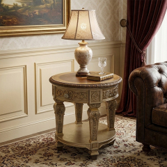 EKAR Furniture | Imperial Heritage Gilded Pedestal Table - Luxury American Classical Side Table,EKAR FURNITURE CO.,LTD,EKAR Furniture | Imperial Heritage Gilded Pedestal Table - Luxury American Classical Side Table,foshan furniture factory,custom Furniture factory,china furniture factory