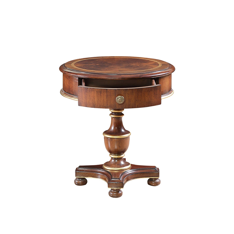 EKAR Furniture | Regency Heritage Round Pedestal Side Table - American Classical Accent Table,EKAR FURNITURE CO.,LTD,EKAR Furniture | Regency Heritage Round Pedestal Side Table - American Classical Accent Table,foshan furniture factory,custom Furniture factory,china furniture factory