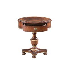 EKAR Furniture | Regency Heritage Round Pedestal Side Table - American Classical Accent Table,EKAR FURNITURE CO.,LTD,EKAR Furniture | Regency Heritage Round Pedestal Side Table - American Classical Accent Table,foshan furniture factory,custom Furniture factory,china furniture factory