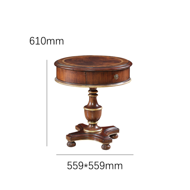 EKAR Furniture | Regency Heritage Round Pedestal Side Table - American Classical Accent Table,EKAR FURNITURE CO.,LTD,EKAR Furniture | Regency Heritage Round Pedestal Side Table - American Classical Accent Table,foshan furniture factory,custom Furniture factory,china furniture factory