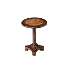 EKAR Furniture | Heritage Estate Pedestal Side Table - American Classical Wood Accent Table,EKAR FURNITURE CO.,LTD,EKAR Furniture | Heritage Estate Pedestal Side Table - American Classical Wood Accent Table,foshan furniture factory,custom Furniture factory,china furniture factory