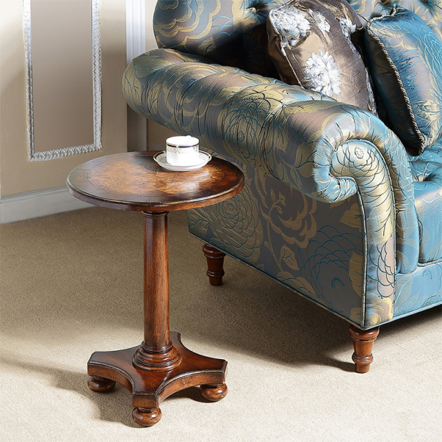 EKAR Furniture | Heritage Estate Pedestal Side Table - American Classical Wood Accent Table,EKAR FURNITURE CO.,LTD,EKAR Furniture | Heritage Estate Pedestal Side Table - American Classical Wood Accent Table,foshan furniture factory,custom Furniture factory,china furniture factory