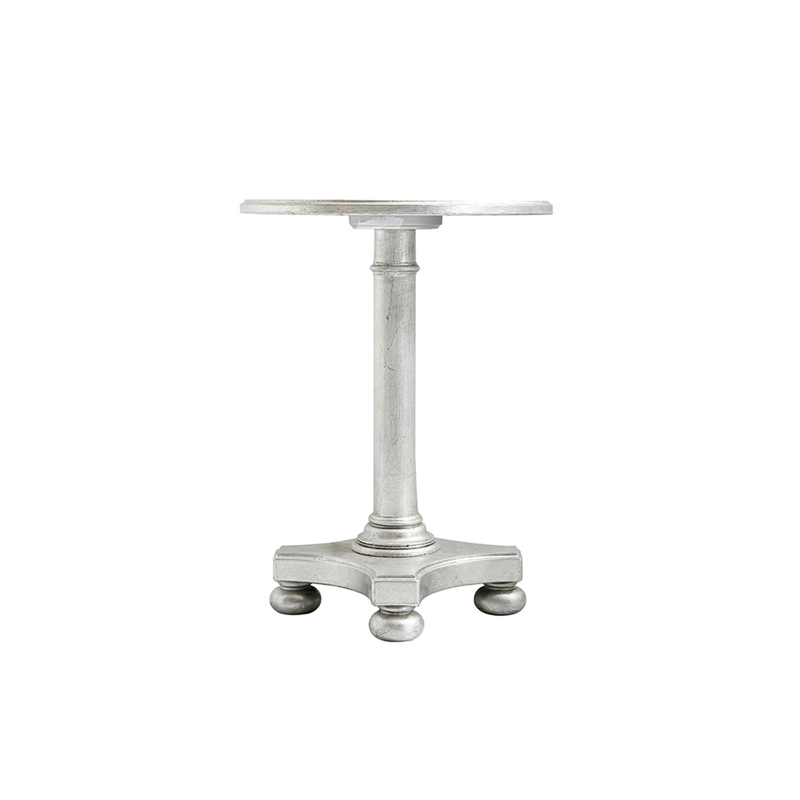 Argento Metallic Column Side Table - Luxury American Classical Silver Accent Table | EKAR FURNITURE,EKAR FURNITURE CO.,LTD,Argento Metallic Column Side Table - Luxury American Classical Silver Accent Table | EKAR FURNITURE,foshan furniture factory,custom Furniture factory,china furniture factory