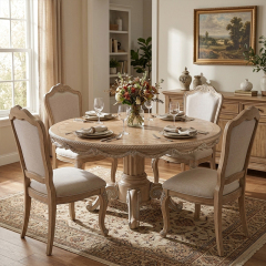 EKAR Furniture | Savannah Grace Heritage Marquetry Dining Table - Luxury American Classical Round Table,MY SHOP,EKAR Furniture | Savannah Grace Heritage Marquetry Dining Table - Luxury American Classical Round Table,foshan furniture factory,custom Furniture factory,china furniture factory