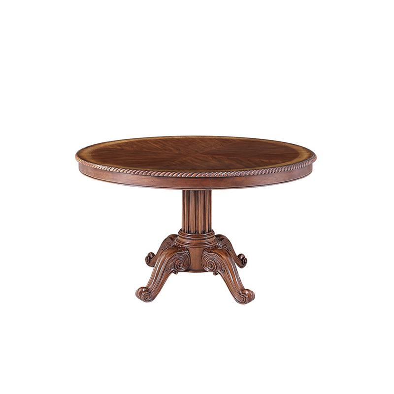 EKAR Furniture | Winston Manor Luxury Pedestal Dining Table - High-End American Classical Round Table,MY SHOP,EKAR Furniture | Winston Manor Luxury Pedestal Dining Table - High-End American Classical Round Table,foshan furniture factory,custom Furniture factory,china furniture factory