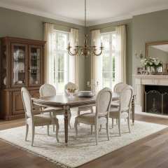 EKAR Furniture | Provincial Grace Heritage Extendable Dining Table,EKAR FURNITURE CO.,LTD,EKAR Furniture | Provincial Grace Heritage Extendable Dining Table,foshan furniture factory,custom Furniture factory,china furniture factory