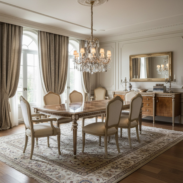 EKAR Furniture | Provincial Grace Heritage Extendable Dining Table,EKAR FURNITURE CO.,LTD,EKAR Furniture | Provincial Grace Heritage Extendable Dining Table,foshan furniture factory,custom Furniture factory,china furniture factory