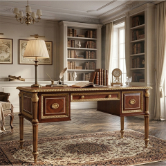 EKAR Furniture | Regency Ambassador Executive Desk – Luxury American Classical Study Furniture,MY SHOP,EKAR Furniture | Regency Ambassador Executive Desk – Luxury American Classical Study Furniture,foshan furniture factory,custom Furniture factory,china furniture factory