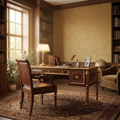 EKAR Furniture | Regency Ambassador Executive Desk – Luxury American Classical Study Furniture,MY SHOP,EKAR Furniture | Regency Ambassador Executive Desk – Luxury American Classical Study Furniture,foshan furniture factory,custom Furniture factory,china furniture factory