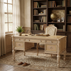 EKAR Furniture | Savannah Grace Executive Desk - Luxury American Classical Study Furniture,MY SHOP,EKAR Furniture | Savannah Grace Executive Desk - Luxury American Classical Study Furniture,foshan furniture factory,custom Furniture factory,china furniture factory