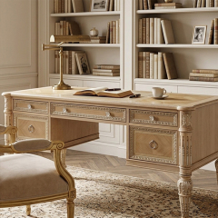 EKAR Furniture | Savannah Grace Executive Desk - Luxury American Classical Study Furniture,MY SHOP,EKAR Furniture | Savannah Grace Executive Desk - Luxury American Classical Study Furniture,foshan furniture factory,custom Furniture factory,china furniture factory