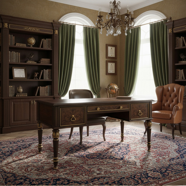 EKAR Furniture | Regency Sovereign Executive Desk - Luxury American Classical Office Furniture,MY SHOP,EKAR Furniture | Regency Sovereign Executive Desk - Luxury American Classical Office Furniture,foshan furniture factory,custom Furniture factory,china furniture factory