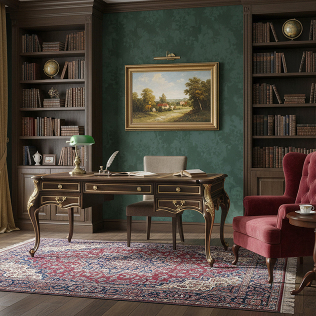 EKAR Furniture | Sovereign Manor Hand-Carved Executive Desk – Luxury American Classical Study Furniture,MY SHOP,EKAR Furniture | Sovereign Manor Hand-Carved Executive Desk – Luxury American Classical Study Furniture,foshan furniture factory,custom Furniture factory,china furniture factory