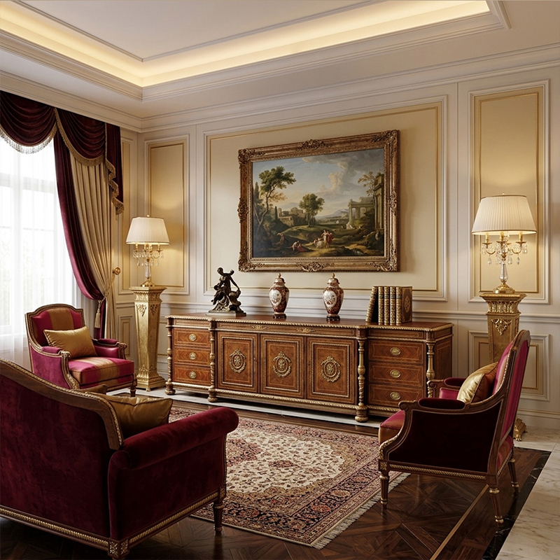 Luxury American Classical TV Stand | Regency Grandeur Heritage Media Sideboard | EKAR Furniture,MY SHOP,Luxury American Classical TV Stand | Regency Grandeur Heritage Media Sideboard | EKAR Furniture,foshan furniture factory,custom Furniture factory,china furniture factory