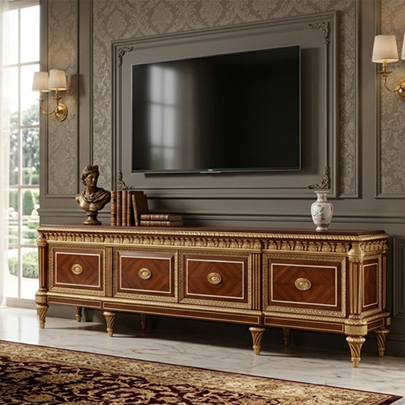 EKAR Furniture | Empire Sovereign Heritage Media Sideboard - Luxury American Classical TV Stand,MY SHOP,EKAR Furniture | Empire Sovereign Heritage Media Sideboard - Luxury American Classical TV Stand,foshan furniture factory,custom Furniture factory,china furniture factory