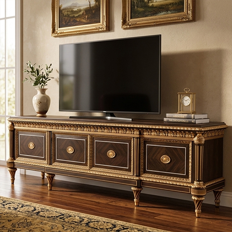 EKAR Furniture | Empire Sovereign Heritage Media Sideboard - Luxury American Classical TV Stand,MY SHOP,EKAR Furniture | Empire Sovereign Heritage Media Sideboard - Luxury American Classical TV Stand,foshan furniture factory,custom Furniture factory,china furniture factory