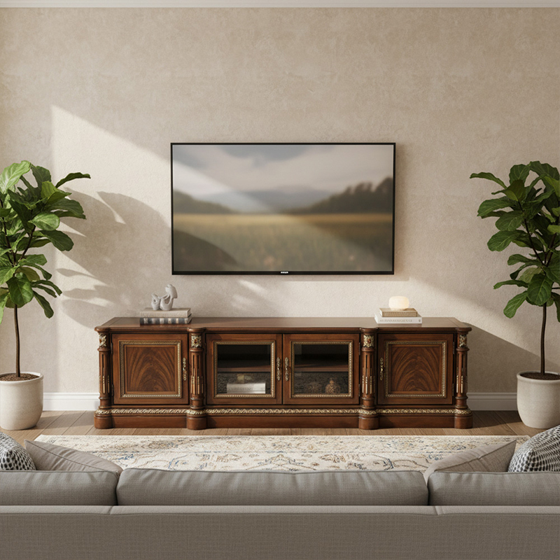 EKAR Furniture | Regency Heritage Classical Media Console – Luxury American Style TV Stand,EKAR FURNITURE CO.,LTD,EKAR Furniture | Regency Heritage Classical Media Console – Luxury American Style TV Stand,foshan furniture factory,custom Furniture factory,china furniture factory