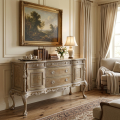 EKAR Furniture | Provincial Serenity Hand-Carved Heritage Sideboard - Luxury American Classical Credenza,MY SHOP,EKAR Furniture | Provincial Serenity Hand-Carved Heritage Sideboard - Luxury American Classical Credenza,foshan furniture factory,custom Furniture factory,china furniture factory