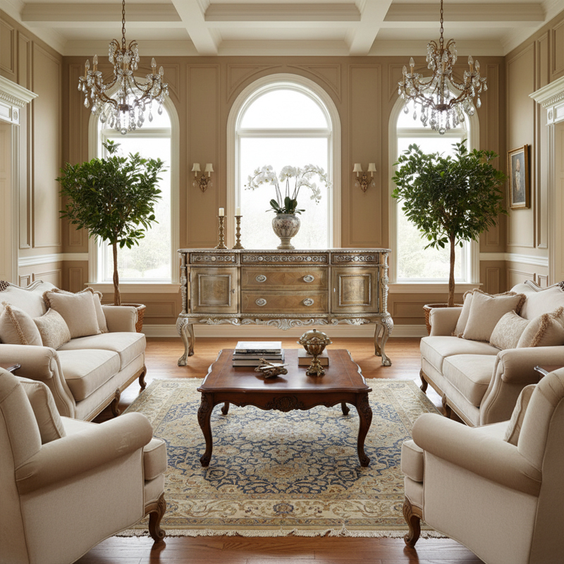 EKAR Furniture | Provincial Serenity Hand-Carved Heritage Sideboard - Luxury American Classical Credenza,MY SHOP,EKAR Furniture | Provincial Serenity Hand-Carved Heritage Sideboard - Luxury American Classical Credenza,foshan furniture factory,custom Furniture factory,china furniture factory