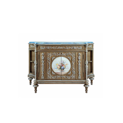EKAR Furniture | Imperial Flora Hand-Painted Sideboard - Luxury Neoclassical Credenza,MY SHOP,EKAR Furniture | Imperial Flora Hand-Painted Sideboard - Luxury Neoclassical Credenza,foshan furniture factory,custom Furniture factory,china furniture factory