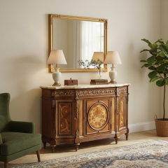EKAR Furniture | Sovereign Manor Heritage Sideboard - Luxury American Classical Credenza,MY SHOP,EKAR Furniture | Sovereign Manor Heritage Sideboard - Luxury American Classical Credenza,foshan furniture factory,custom Furniture factory,china furniture factory
