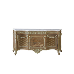 EKAR Furniture | Grand Estate Heritage Marble-Top Sideboard - Luxury American Classical Credenza,MY SHOP,EKAR Furniture | Grand Estate Heritage Marble-Top Sideboard - Luxury American Classical Credenza,foshan furniture factory,custom Furniture factory,china furniture factory