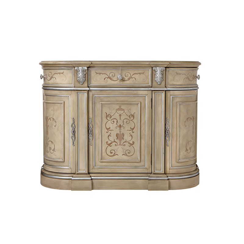 Majestic Manor Hand-Painted Classical Sideboard | Luxury American Style Credenza by EKAR FURNITURE,EKAR FURNITURE CO.,LTD,Majestic Manor Hand-Painted Classical Sideboard | Luxury American Style Credenza by EKAR FURNITURE,foshan furniture factory,custom Furniture factory,china furniture factory