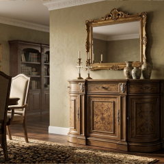 Majestic Manor Hand-Painted Classical Sideboard | Luxury American Style Credenza by EKAR FURNITURE,EKAR FURNITURE CO.,LTD,Majestic Manor Hand-Painted Classical Sideboard | Luxury American Style Credenza by EKAR FURNITURE,foshan furniture factory,custom Furniture factory,china furniture factory