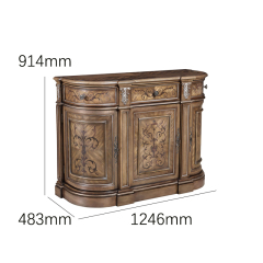 Majestic Manor Hand-Painted Classical Sideboard | Luxury American Style Credenza by EKAR FURNITURE,EKAR FURNITURE CO.,LTD,Majestic Manor Hand-Painted Classical Sideboard | Luxury American Style Credenza by EKAR FURNITURE,foshan furniture factory,custom Furniture factory,china furniture factory