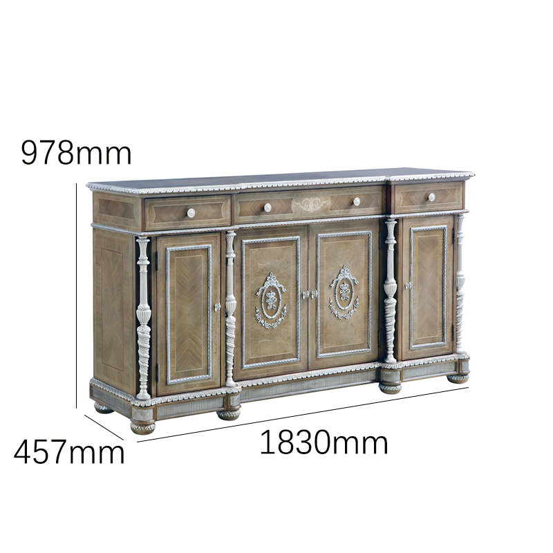 EKAR Furniture | Regency Heritage Marquetry Buffet Sideboard - Luxury American Classical Cabinet,EKAR FURNITURE CO.,LTD,EKAR Furniture | Regency Heritage Marquetry Buffet Sideboard - Luxury American Classical Cabinet,foshan furniture factory,custom Furniture factory,china furniture factory