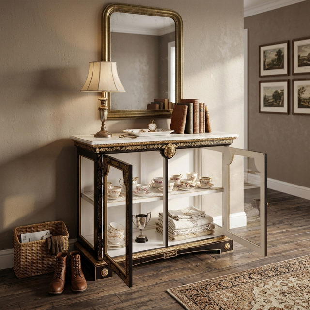 Royal Versailles Gilded Entryway Console | Luxury American Classical Hallway Cabinet by EKAR FURNITURE,EKAR FURNITURE CO.,LTD,Royal Versailles Gilded Entryway Console | Luxury American Classical Hallway Cabinet by EKAR FURNITURE,foshan furniture factory,custom Furniture factory,china furniture factory
