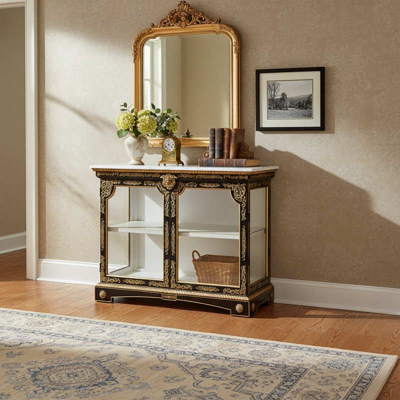 Royal Versailles Gilded Entryway Console | Luxury American Classical Hallway Cabinet by EKAR FURNITURE,EKAR FURNITURE CO.,LTD,Royal Versailles Gilded Entryway Console | Luxury American Classical Hallway Cabinet by EKAR FURNITURE,foshan furniture factory,custom Furniture factory,china furniture factory