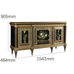 Savoy Floral Masterpiece Gilded Console | Luxury American Classical Entryway Cabinet by EKAR FURNITURE,EKAR FURNITURE CO.,LTD,Savoy Floral Masterpiece Gilded Console | Luxury American Classical Entryway Cabinet by EKAR FURNITURE,foshan furniture factory,custom Furniture factory,china furniture factory