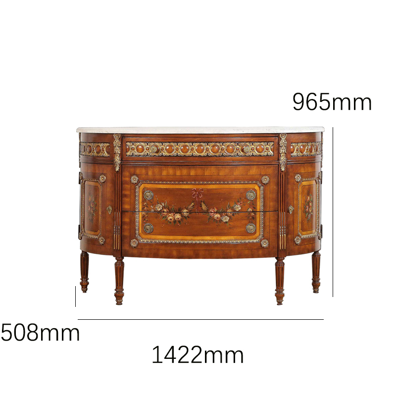 Belvedere Gilded Marquetry Sideboard | Luxury American Classical Entryway Console by EKAR FURNITURE,EKAR FURNITURE CO.,LTD,Belvedere Gilded Marquetry Sideboard | Luxury American Classical Entryway Console by EKAR FURNITURE,foshan furniture factory,custom Furniture factory,china furniture factory