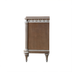 Regency Manor Silver-Accented Sideboard | Luxury American Classical Entryway Console by EKAR FURNITURE,EKAR FURNITURE CO.,LTD,Regency Manor Silver-Accented Sideboard | Luxury American Classical Entryway Console by EKAR FURNITURE,foshan furniture factory,custom Furniture factory,china furniture factory
