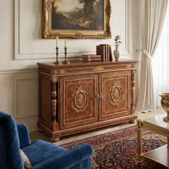 Royal Sovereign Burl Wood Sideboard | Luxury American Classical Credenza by EKAR FURNITURE,MY SHOP,Royal Sovereign Burl Wood Sideboard | Luxury American Classical Credenza by EKAR FURNITURE,foshan furniture factory,custom Furniture factory,china furniture factory