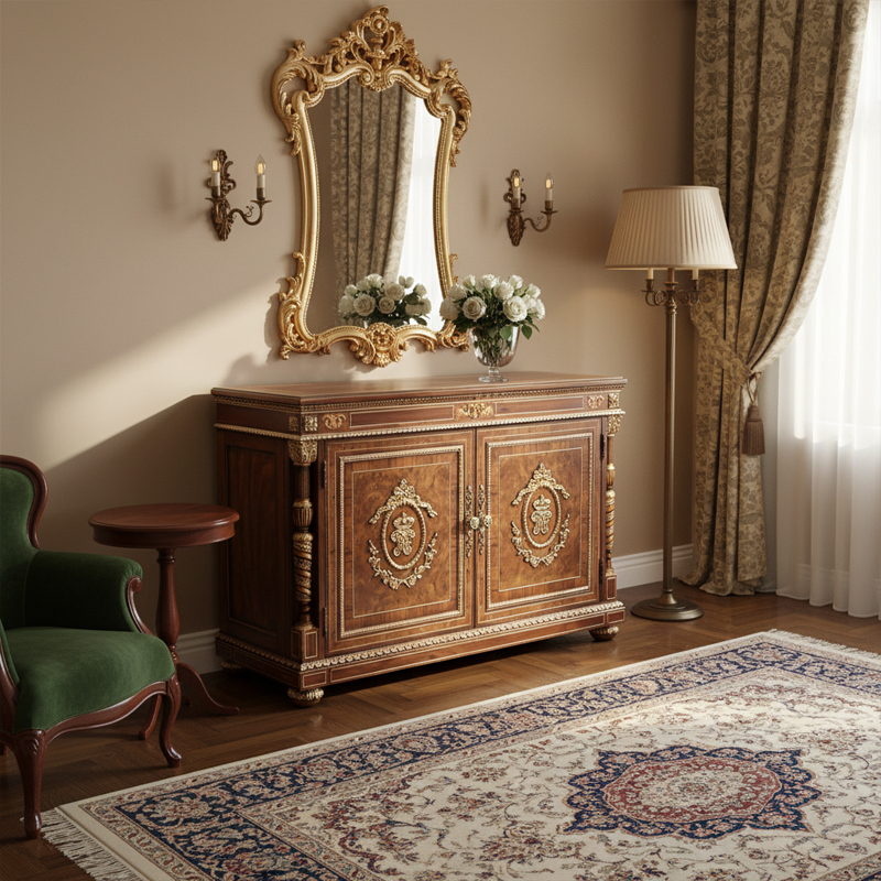Royal Sovereign Burl Wood Sideboard | Luxury American Classical Credenza by EKAR FURNITURE,MY SHOP,Royal Sovereign Burl Wood Sideboard | Luxury American Classical Credenza by EKAR FURNITURE,foshan furniture factory,custom Furniture factory,china furniture factory