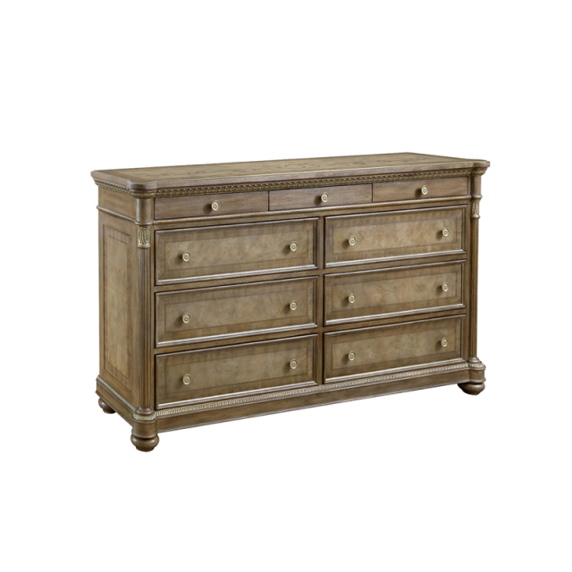 Aurelian Heritage Nine-Drawer Sideboard | Luxury American Classical Dresser by EKAR FURNITURE,EKAR FURNITURE CO.,LTD,Aurelian Heritage Nine-Drawer Sideboard | Luxury American Classical Dresser by EKAR FURNITURE,foshan furniture factory,custom Furniture factory,china furniture factory