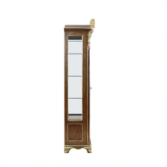 Monarch Mahogany Gilded Curio Cabinet | Luxury American Classical Wine Cabinet by EKAR FURNITURE,MY SHOP,Monarch Mahogany Gilded Curio Cabinet | Luxury American Classical Wine Cabinet by EKAR FURNITURE,foshan furniture factory,custom Furniture factory,china furniture factory