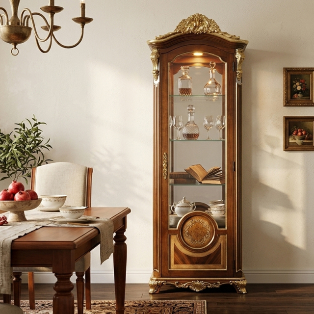 Monarch Mahogany Gilded Curio Cabinet | Luxury American Classical Wine Cabinet by EKAR FURNITURE,MY SHOP,Monarch Mahogany Gilded Curio Cabinet | Luxury American Classical Wine Cabinet by EKAR FURNITURE,foshan furniture factory,custom Furniture factory,china furniture factory