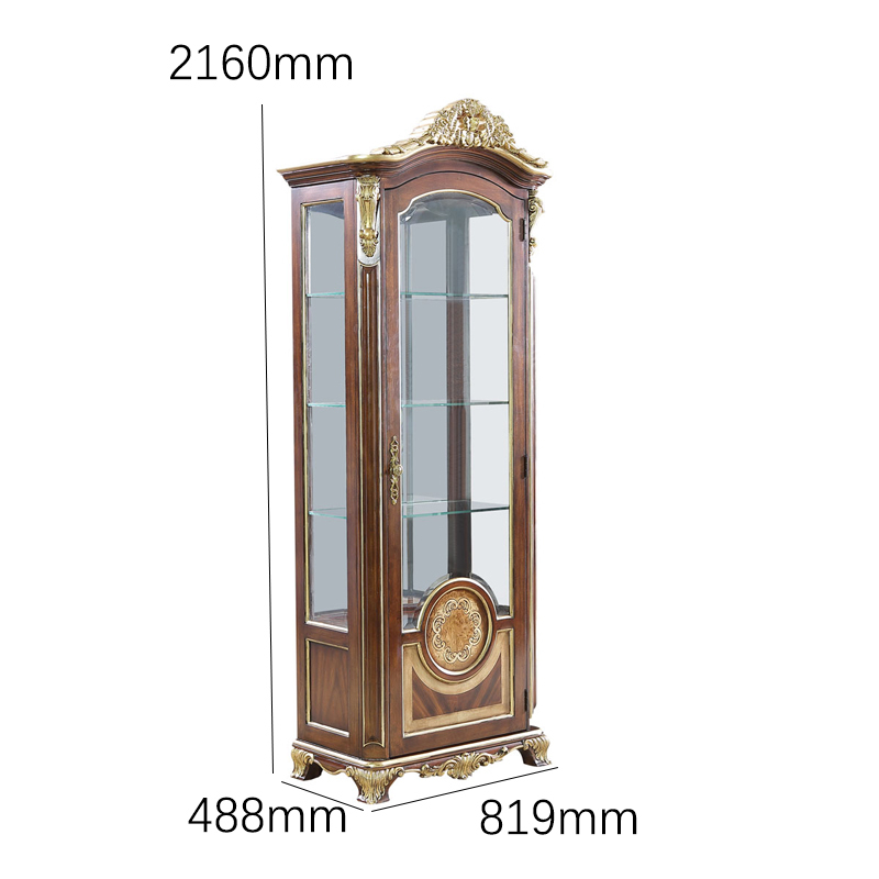 Monarch Mahogany Gilded Curio Cabinet | Luxury American Classical Wine Cabinet by EKAR FURNITURE,MY SHOP,Monarch Mahogany Gilded Curio Cabinet | Luxury American Classical Wine Cabinet by EKAR FURNITURE,foshan furniture factory,custom Furniture factory,china furniture factory