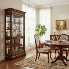 Imperial Regency Gilded Display Cabinet | Luxury American Classical Wine Hutch by EKAR FURNITURE,MY SHOP,Imperial Regency Gilded Display Cabinet | Luxury American Classical Wine Hutch by EKAR FURNITURE,foshan furniture factory,custom Furniture factory,china furniture factory