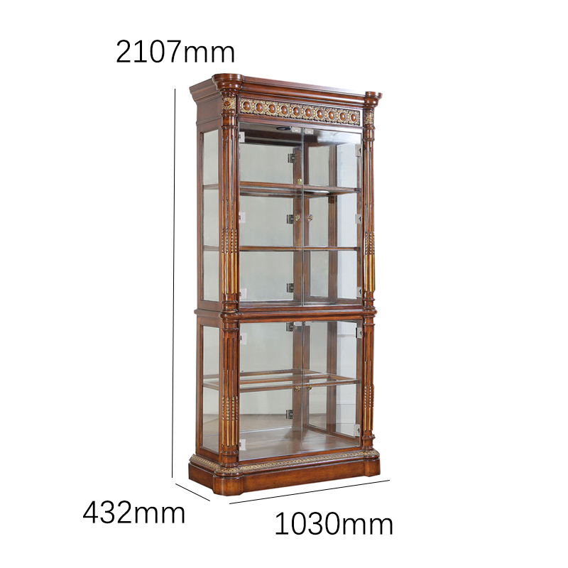 Imperial Regency Gilded Display Cabinet | Luxury American Classical Wine Hutch by EKAR FURNITURE,MY SHOP,Imperial Regency Gilded Display Cabinet | Luxury American Classical Wine Hutch by EKAR FURNITURE,foshan furniture factory,custom Furniture factory,china furniture factory