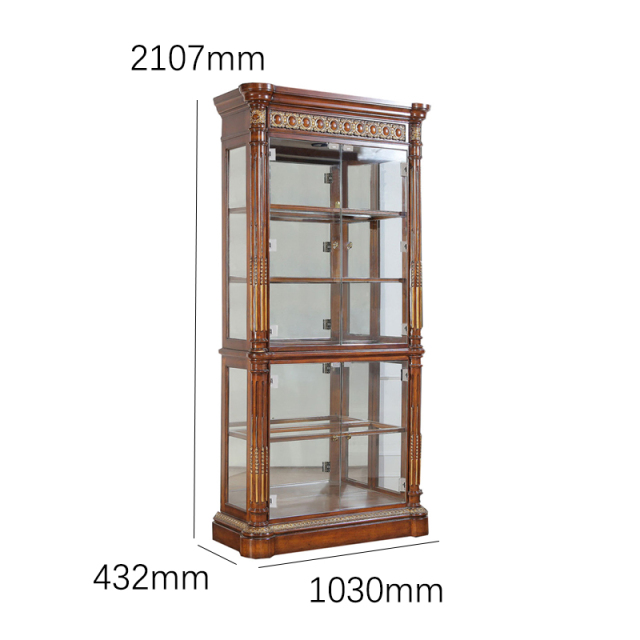 Imperial Regency Gilded Display Cabinet | Luxury American Classical Wine Hutch by EKAR FURNITURE,MY SHOP,Imperial Regency Gilded Display Cabinet | Luxury American Classical Wine Hutch by EKAR FURNITURE,foshan furniture factory,custom Furniture factory,china furniture factory