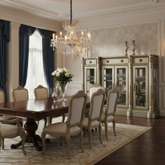 Palazzo Heritage Gilded Glass Sideboard | Luxury American Classical Wine Cabinet by EKAR FURNITURE,EKAR FURNITURE CO.,LTD,Palazzo Heritage Gilded Glass Sideboard | Luxury American Classical Wine Cabinet by EKAR FURNITURE,foshan furniture factory,custom Furniture factory,china furniture factory