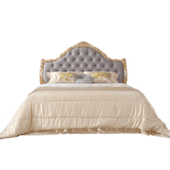 Versailles Sovereign Tufted Bed | Luxury American Classical Gilded Bedroom Set by EKAR FURNITURE,EKAR FURNITURE CO.,LTD,Versailles Sovereign Tufted Bed | Luxury American Classical Gilded Bedroom Set by EKAR FURNITURE,foshan furniture factory,custom Furniture factory,china furniture factory